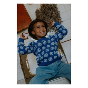 Fliink - Sudadera "Cool Emojis" | Azul