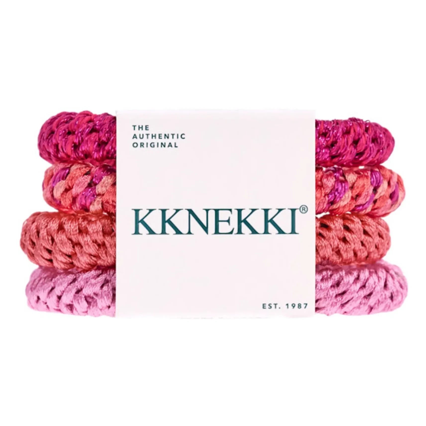 Bon Dep - Set de 4 coleteros Kknekki 44 | Rosa