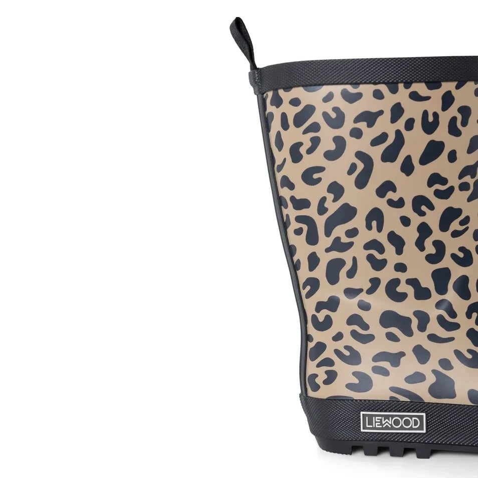 Liewood - Botas de lluvia Mason Leopardo | Marrón