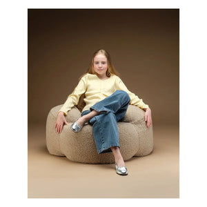 Wigiwama - Sillón individual Momo Teen Teddy | Beige