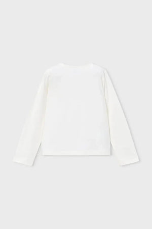 Blusa de manga larga de algodón para niños Mayoral