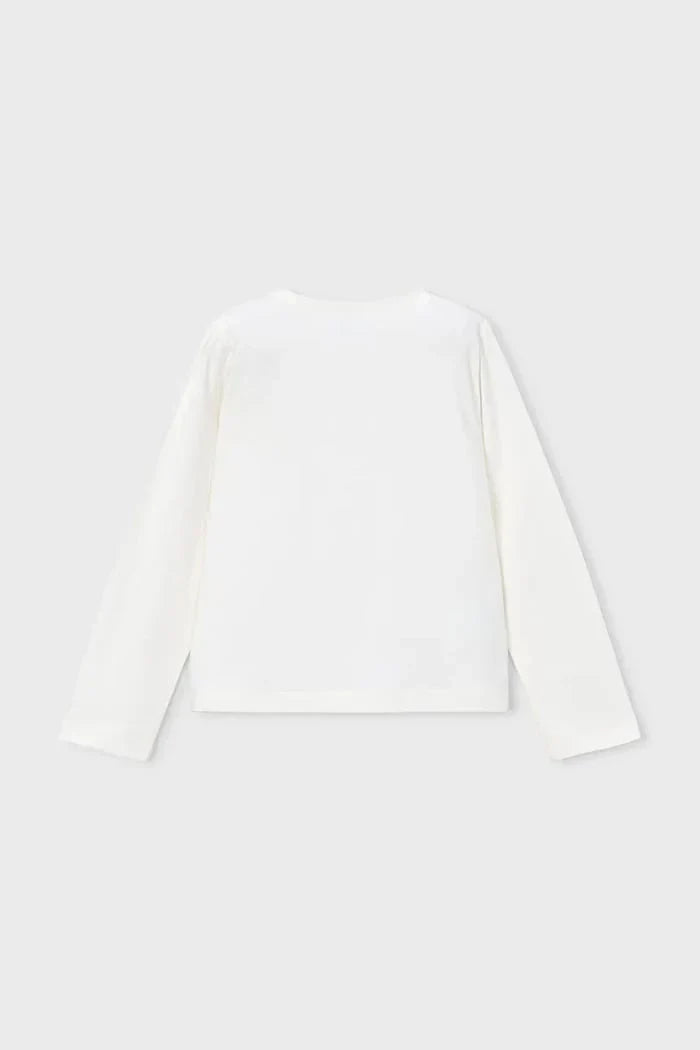 Blusa de manga larga de algodón para niños Mayoral