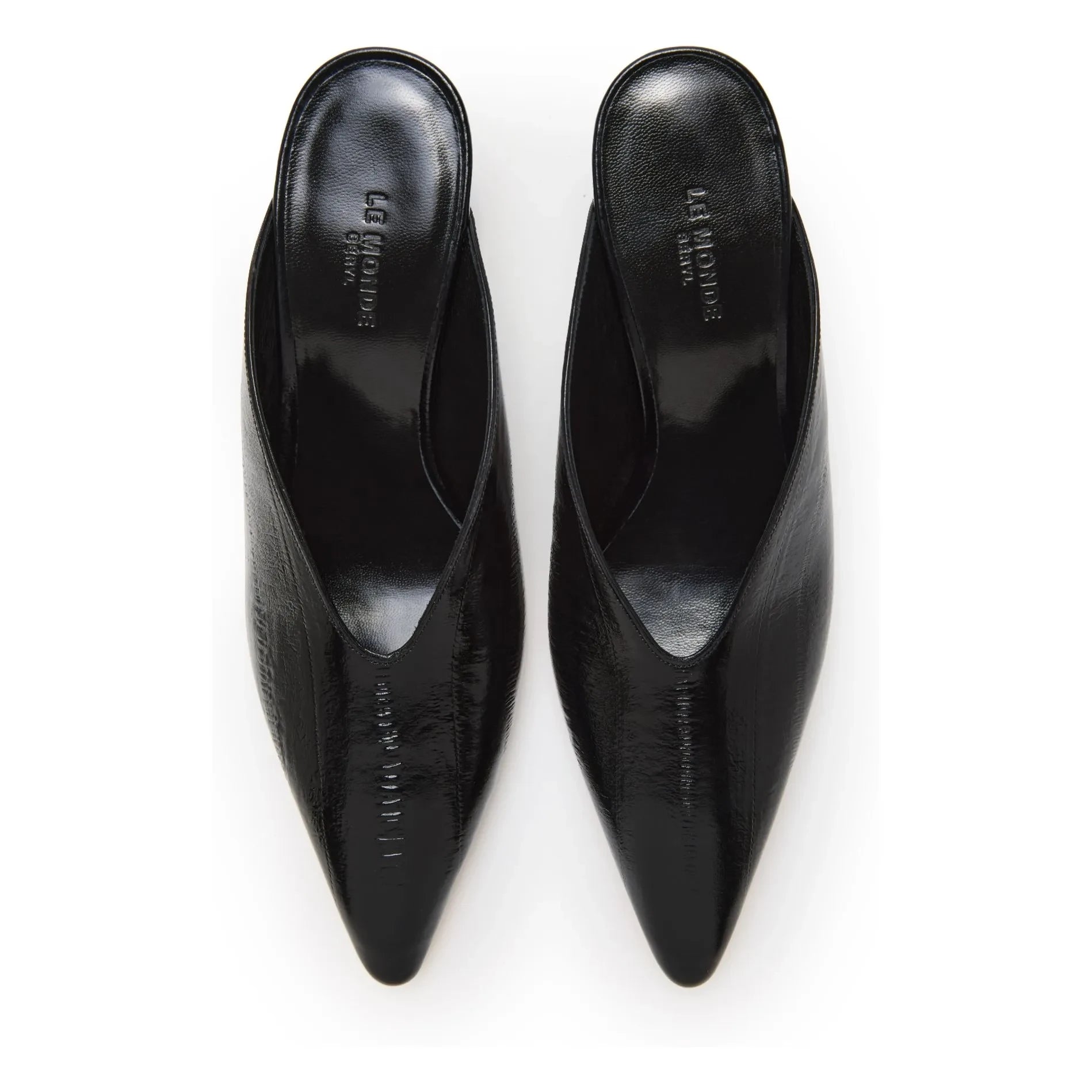 Le Monde Beryl - Victoria Mules de Piel | Negro