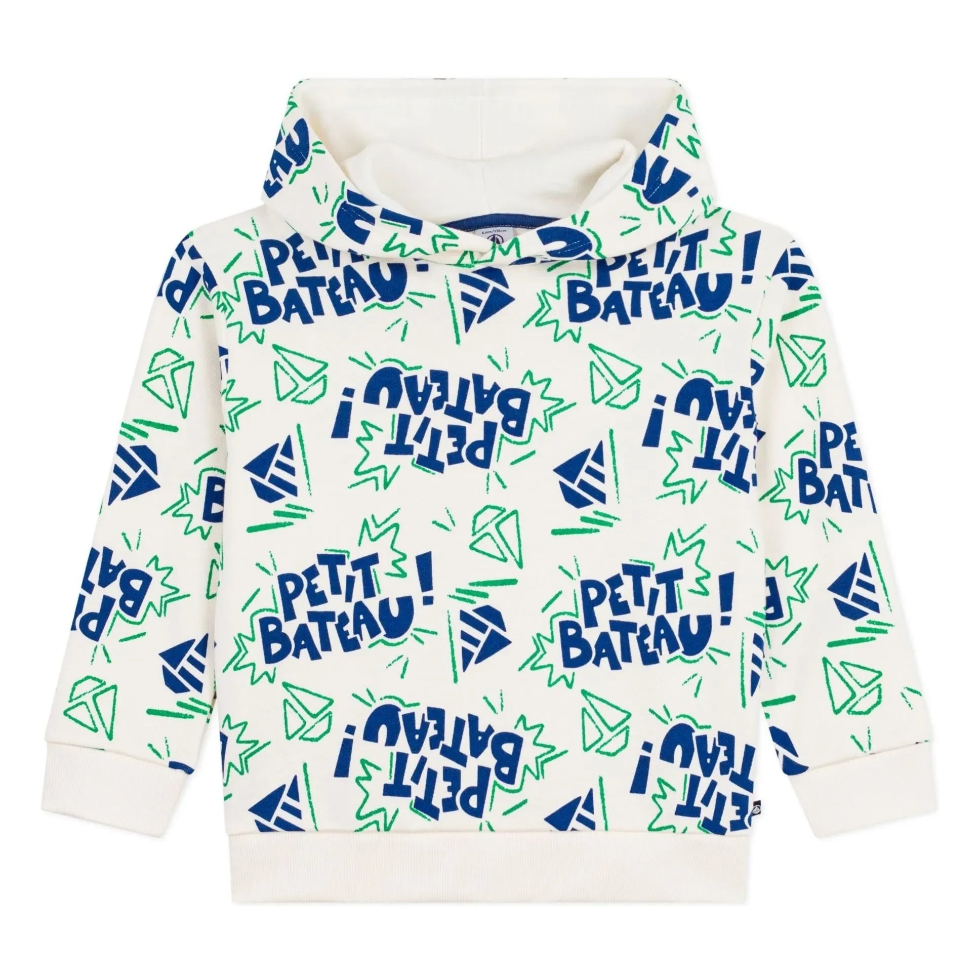Petit Bateau - Sudadera con capucha Petit Bateau | Crudo