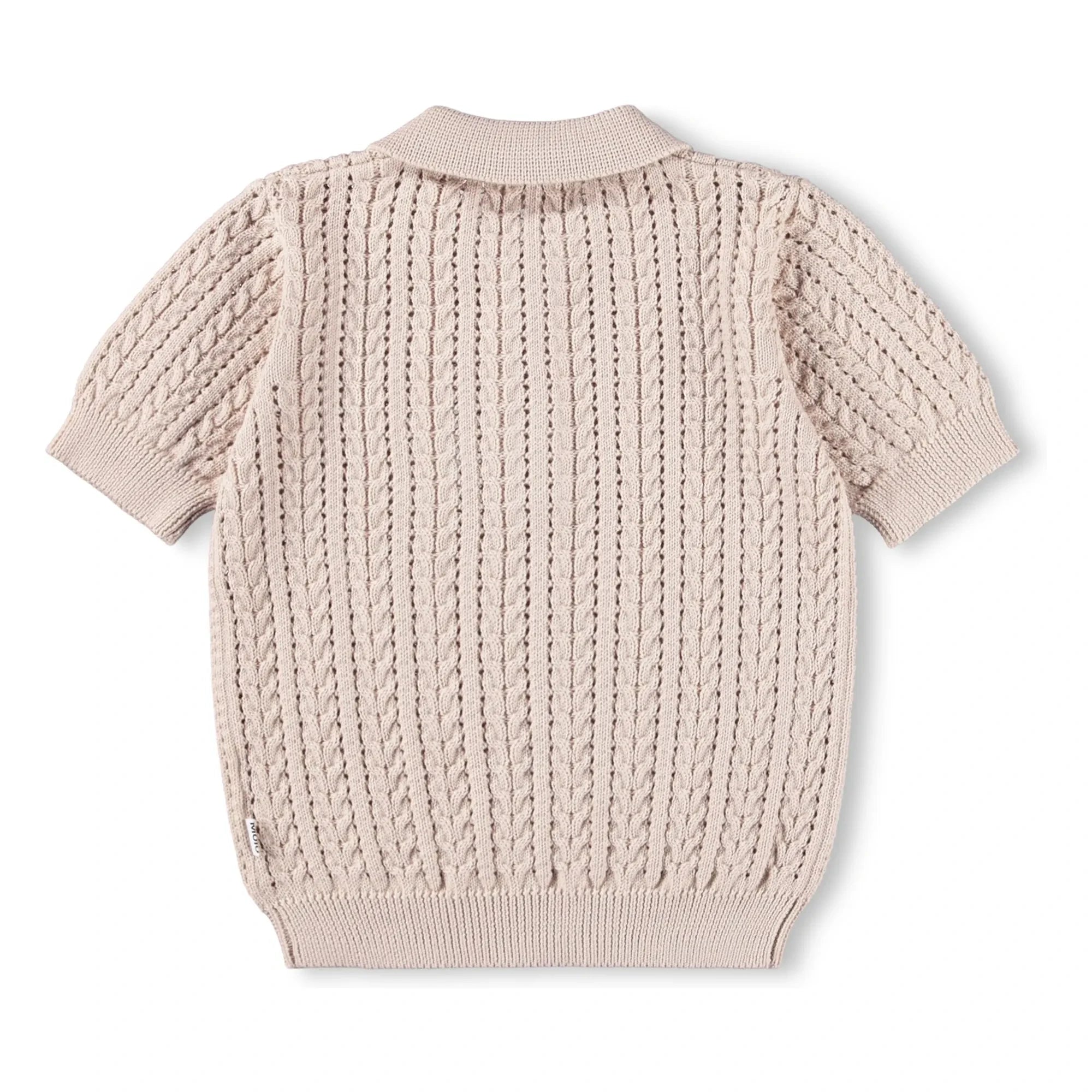 Molo - Gretel polo de punto de algodón orgánico | Beige