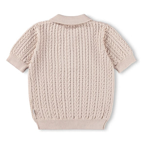 Molo - Gretel polo de punto de algodón orgánico | Beige