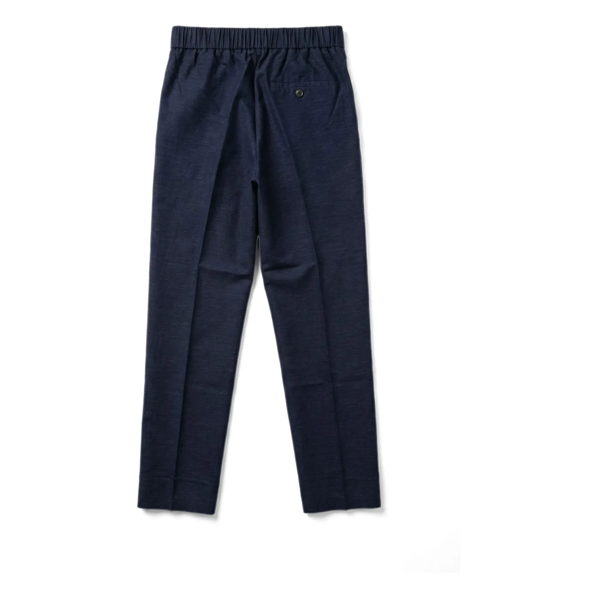 Pomandère - Pantalones de gabardina de algodón | Azul noche