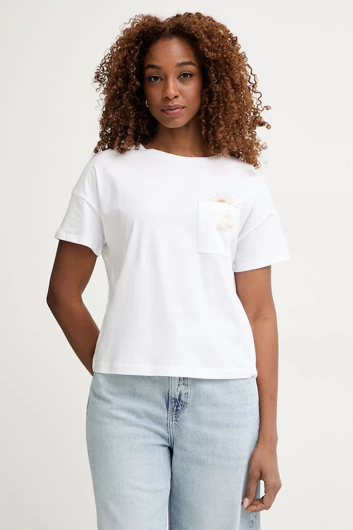 Camiseta de algodón Liu Jo para mujer