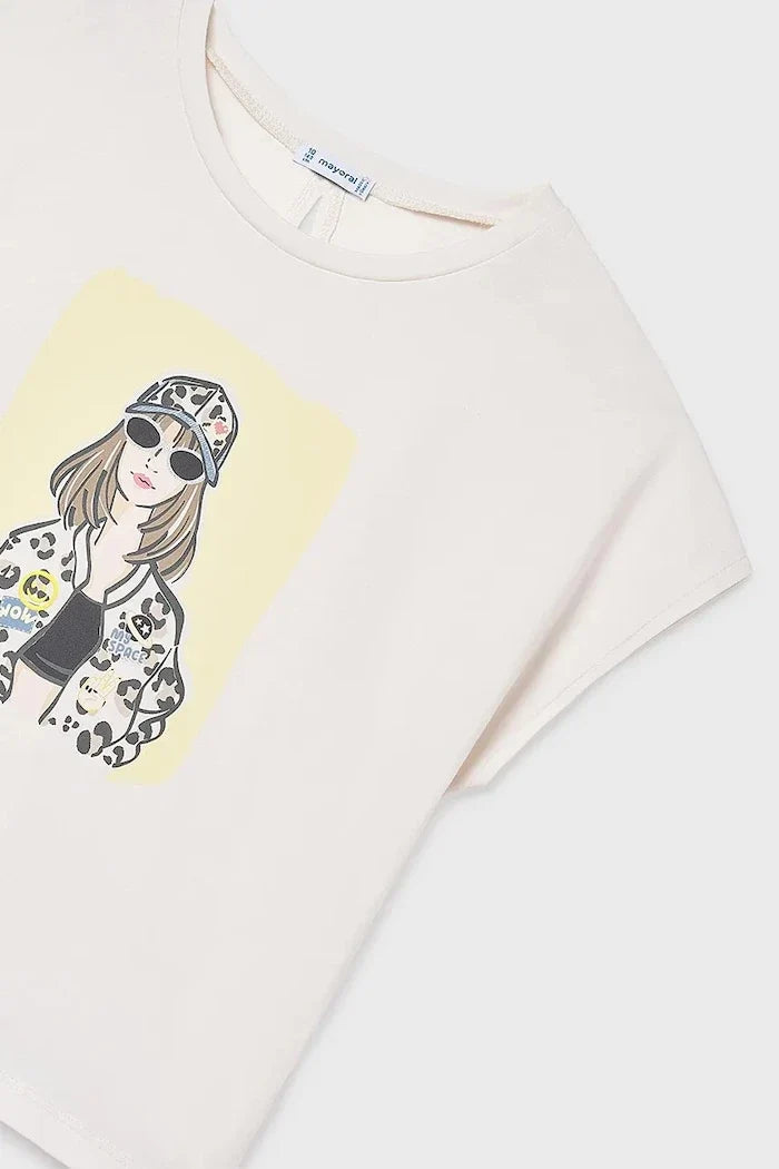 Camiseta de algodón para niño Mayoral