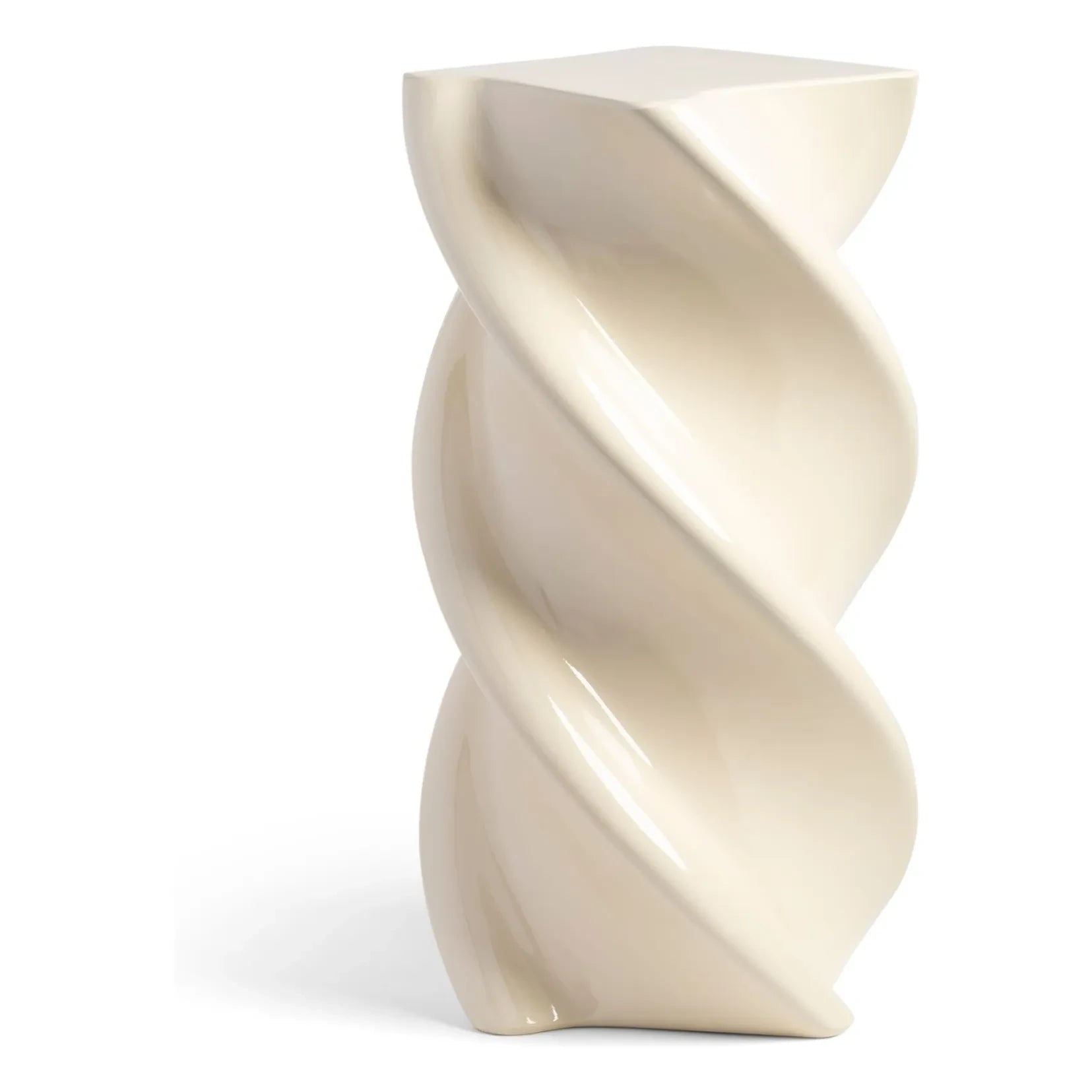&Klevering - Mesa auxiliar Pillar | Crema