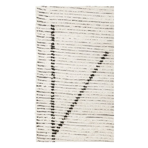 HKliving - Alfombra de algodón reciclado | Crema
