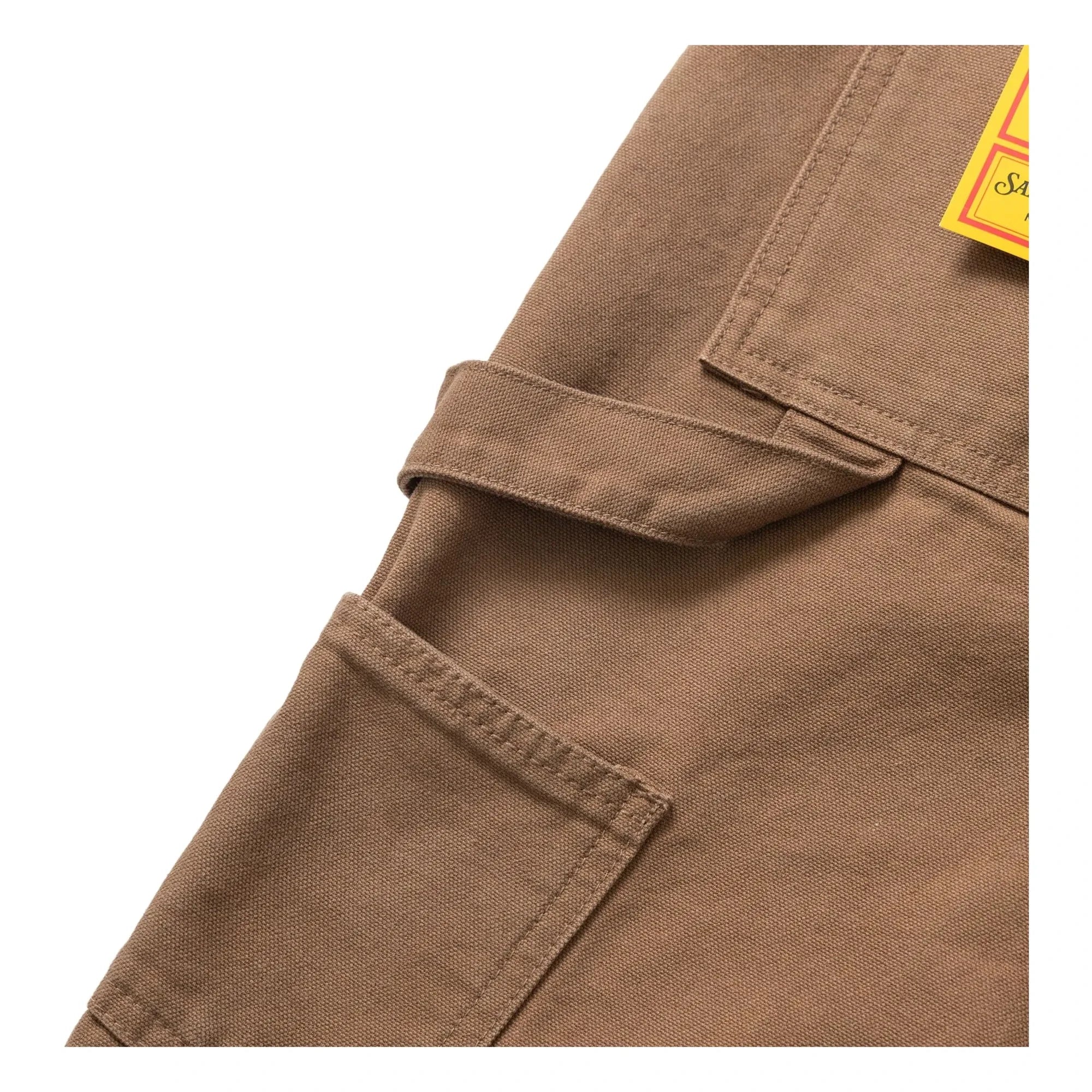 Service Works - Pantalones de cocinero Utility de algodón orgánico | Camel
