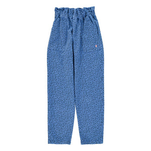 Sisters Department - Pantalones de leopardo de algodón | Azul