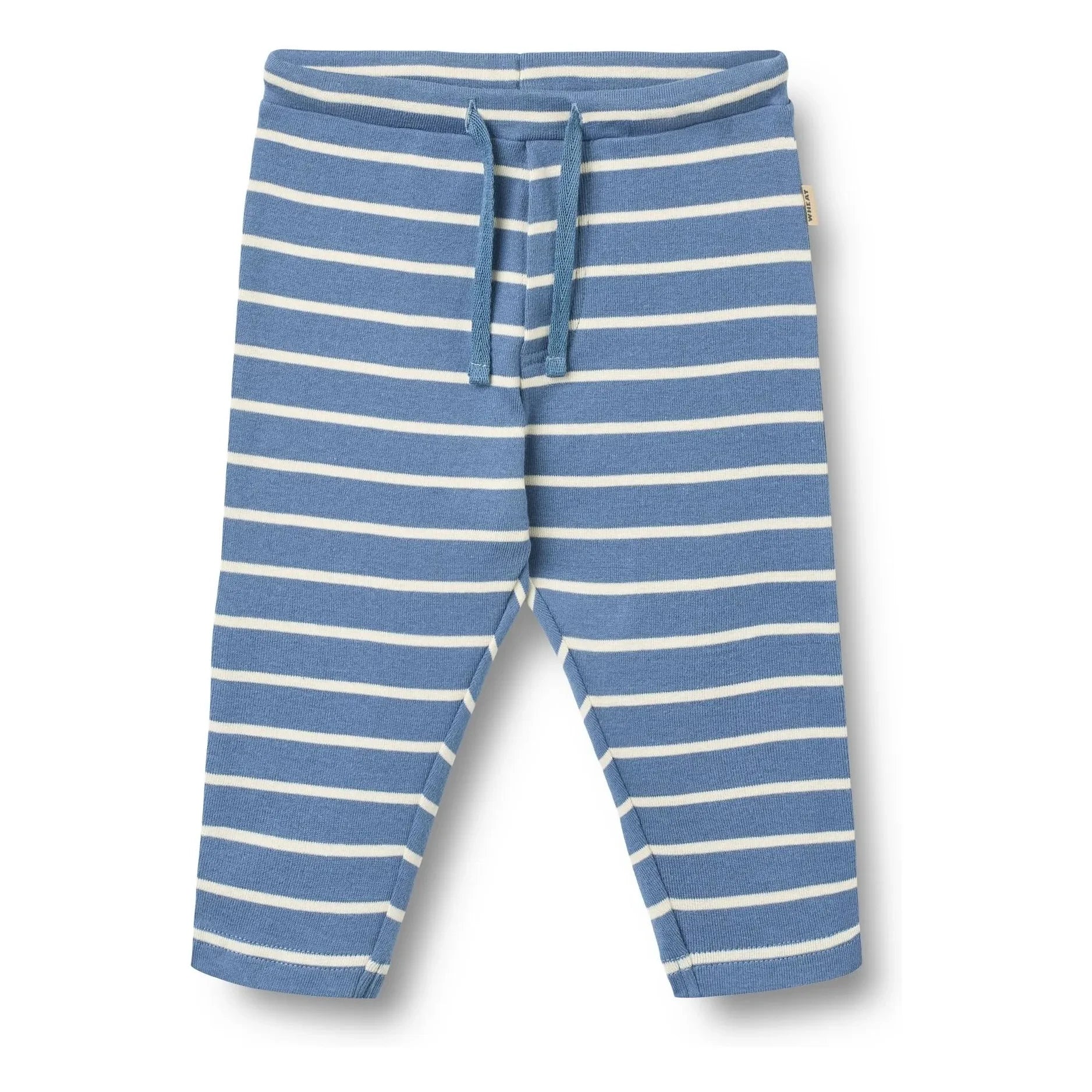 Wheat - Manfred Jeggings de Algodón Orgánico a Rayas | Azul