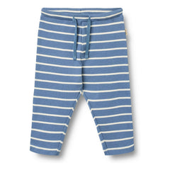 Wheat - Manfred Jeggings de Algodón Orgánico a Rayas | Azul