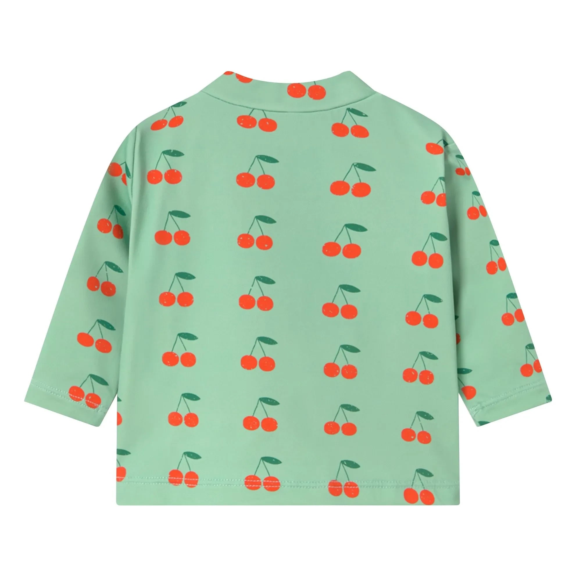 Tinycottons - Camiseta de baño con protección UV para bebé Cereza | Aguamarina