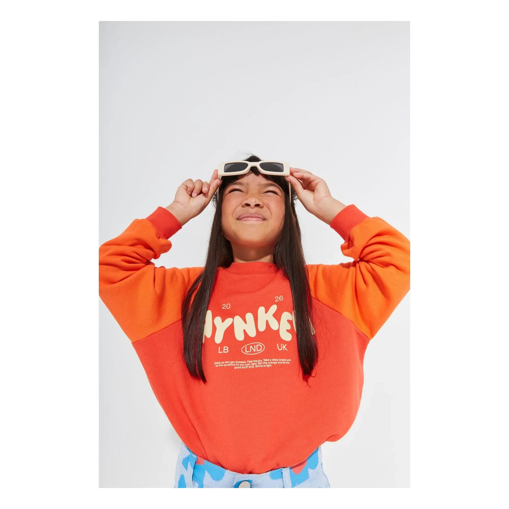 Wynken - Sudadera de algodón orgánico Wynken | Naranja