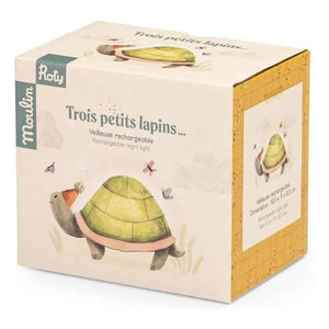 Moulin Roty - Lámpara de noche Tortuga - Trois petits lapins