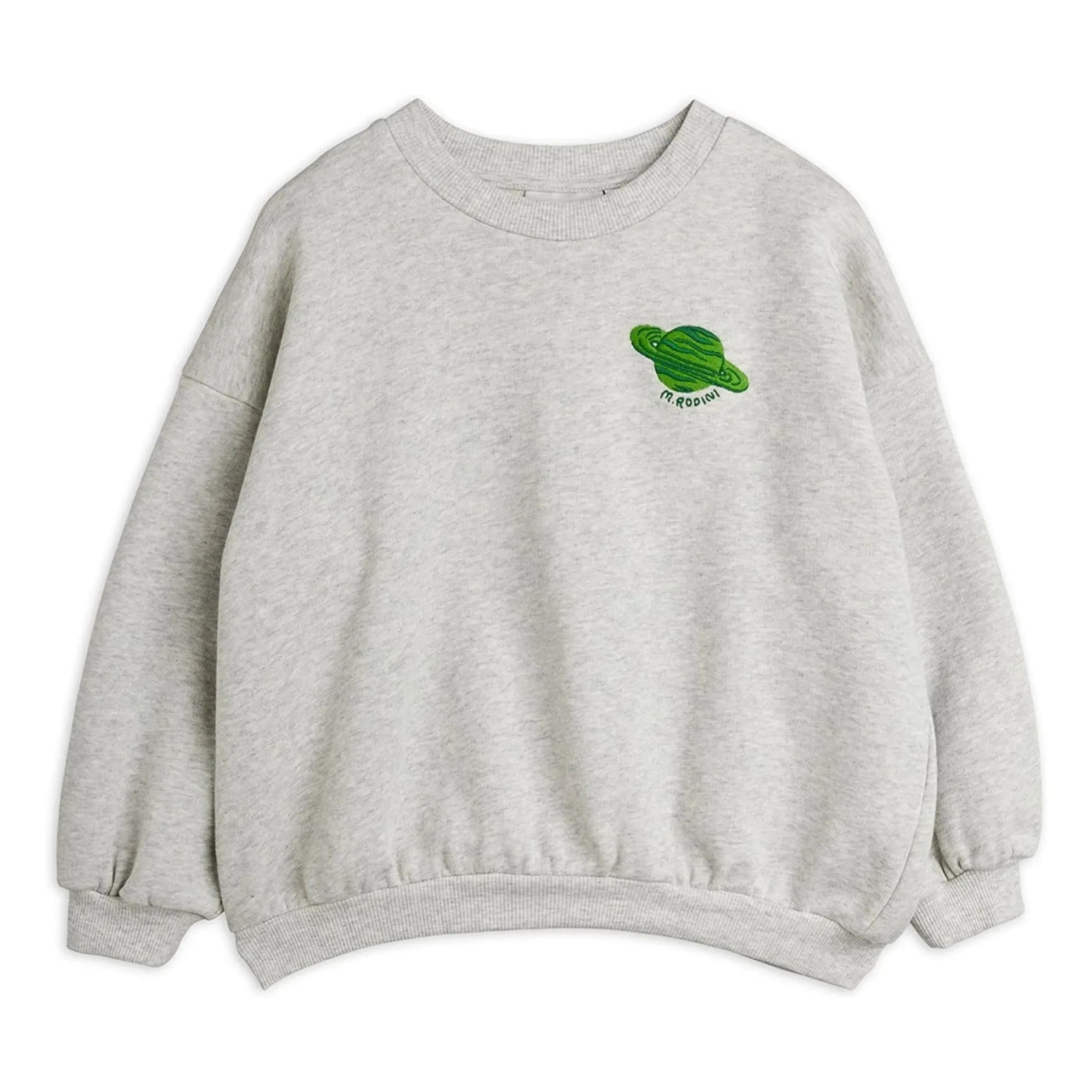 Mini Rodini - Sudadera Planète Coton Bio | Gris jaspeado