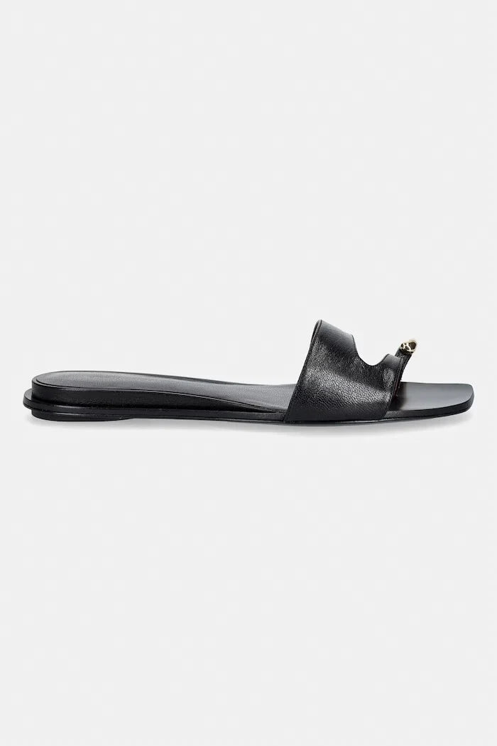 Tory Burch Sandalia Plana de Piel para Mujer Pierced Slide