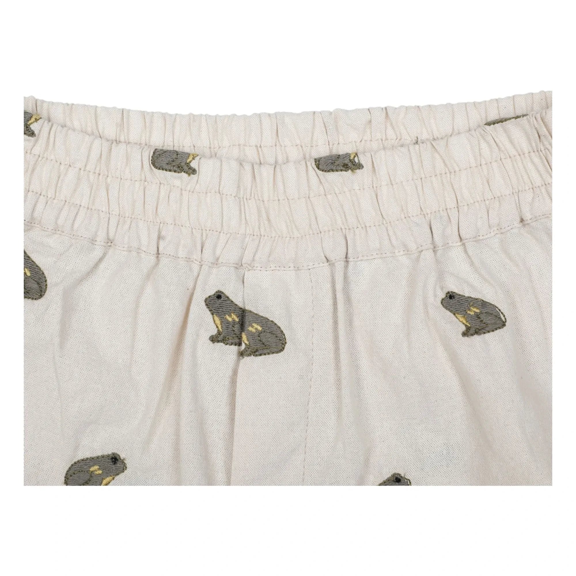 Donsje - Pantalones cortos de lino Olivier Frogs | Blanco roto