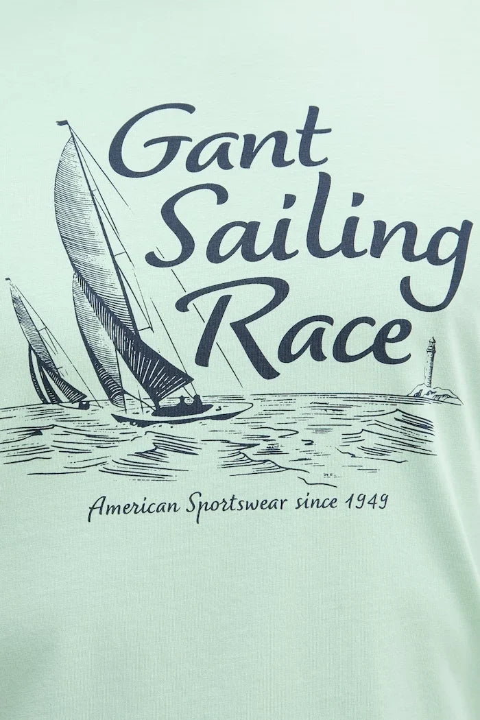 Camiseta de algodón para hombre Gant