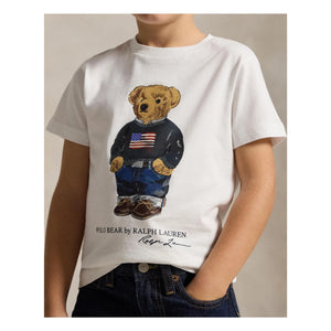 Ralph Lauren - Camiseta de punto Bear | Blanco
