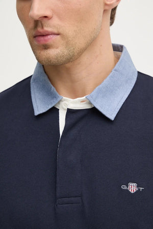 Blusa de algodón de manga larga Gant