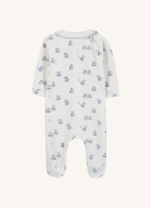 Tartine et Chocolat - Teddy Bear Claudine Yakalı Pijama | Ekru