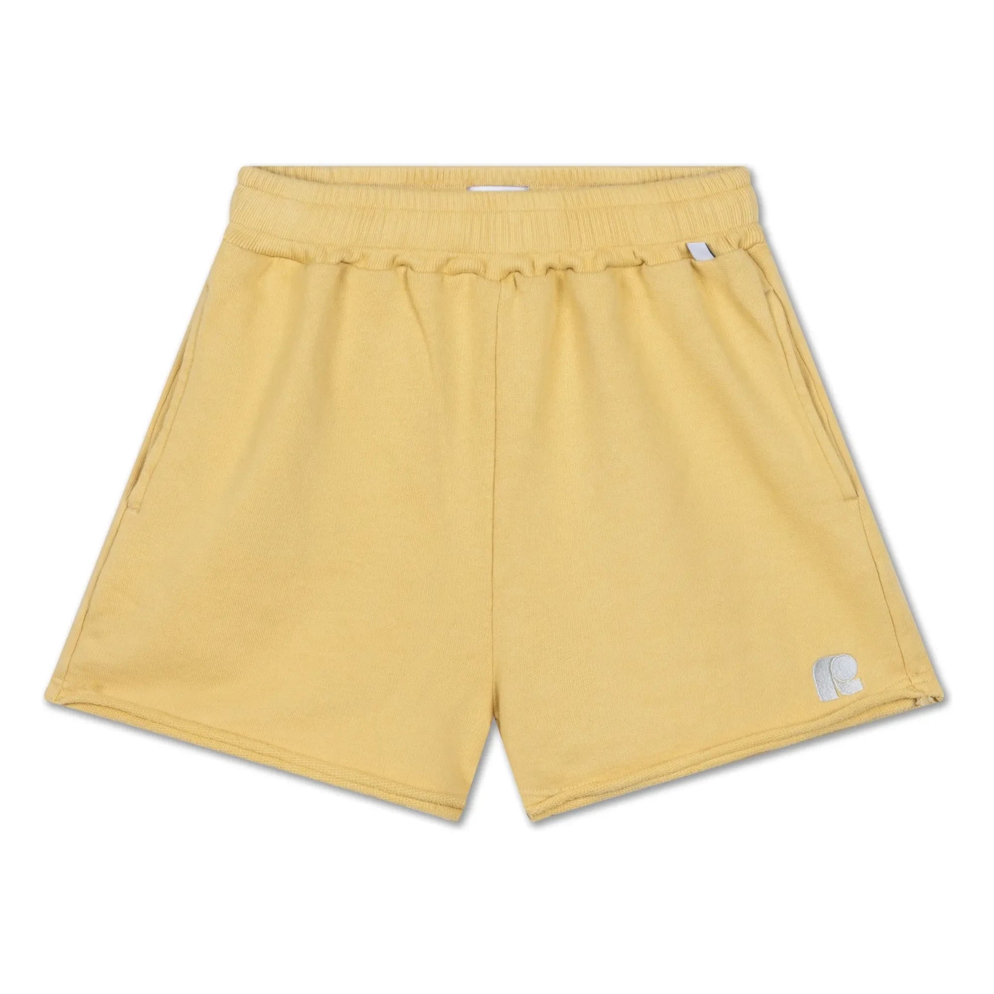 Repose AMS - Pantalón corto de chándal de algodón orgánico R | Amarillo