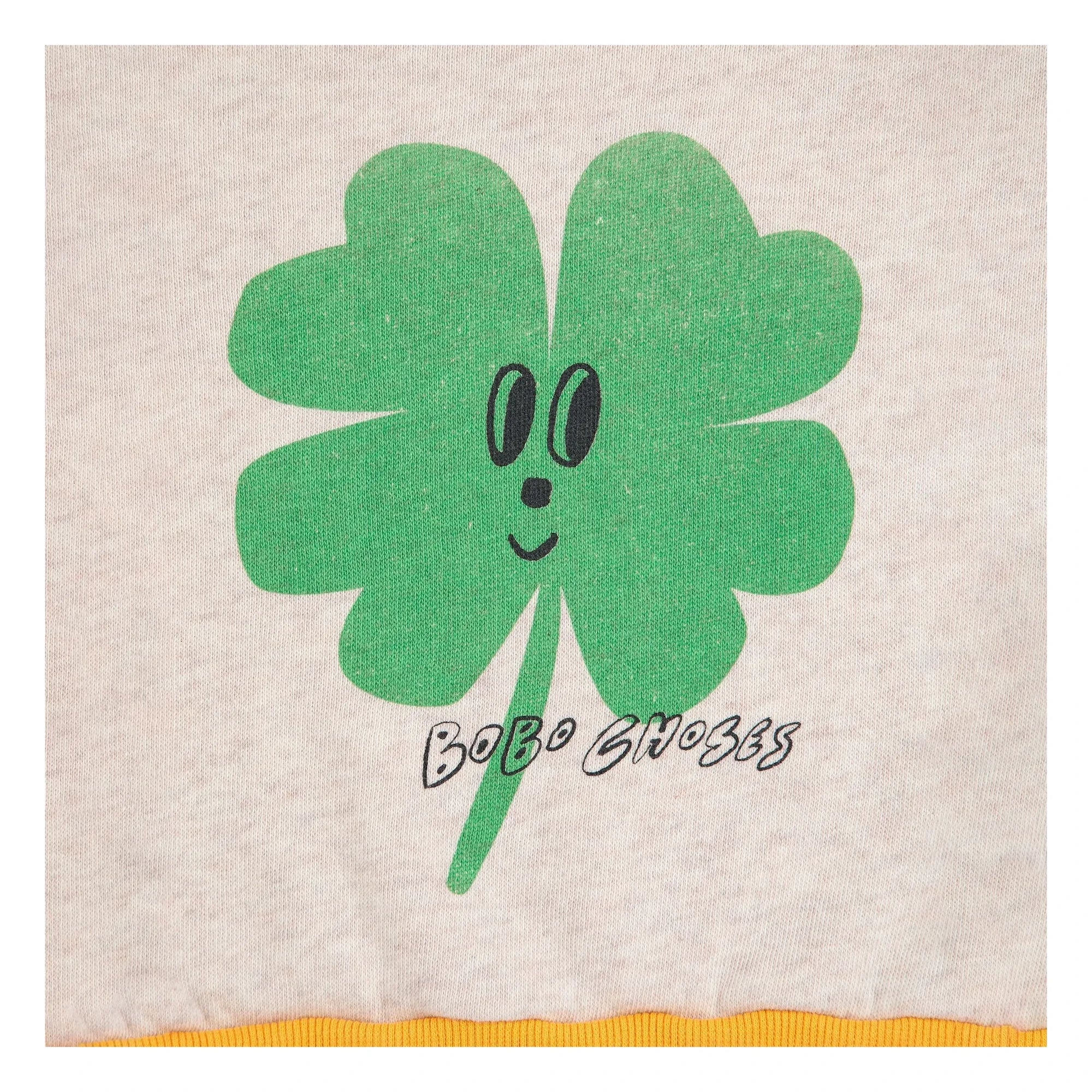 Bobo Choses - Sudadera de algodón orgánico Clover con bloques de color | Beige
