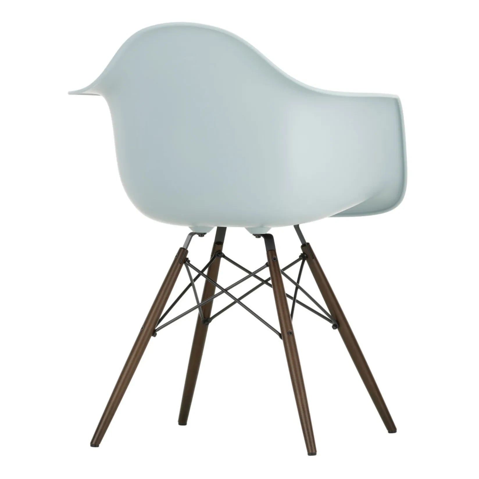 Vitra - Silla DAW - base de arce - Charles & Ray Eames | Gris azulado