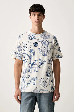 Camiseta de algodón para hombre Scotch & Soda