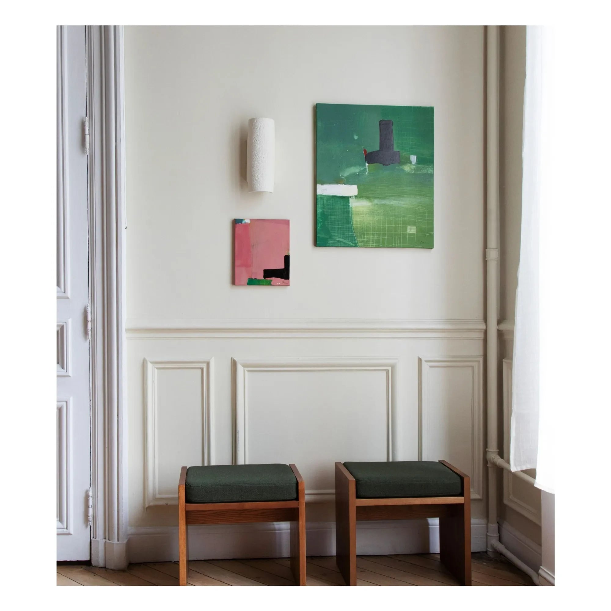 The Socialite Family - Aplique de pared Mano terracota | Blanco