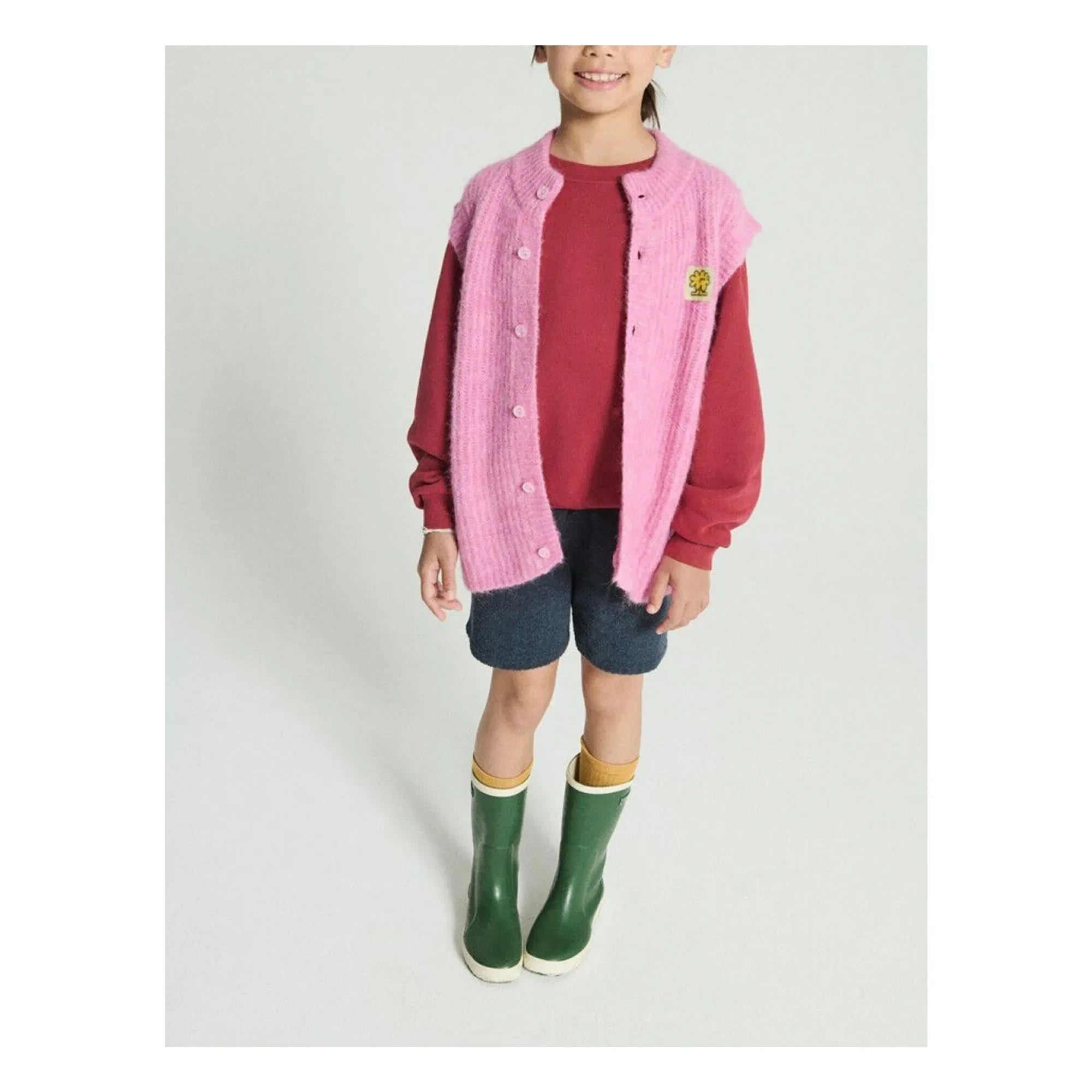 American Vintage - Chaleco sin mangas de alpaca East | Rosa
