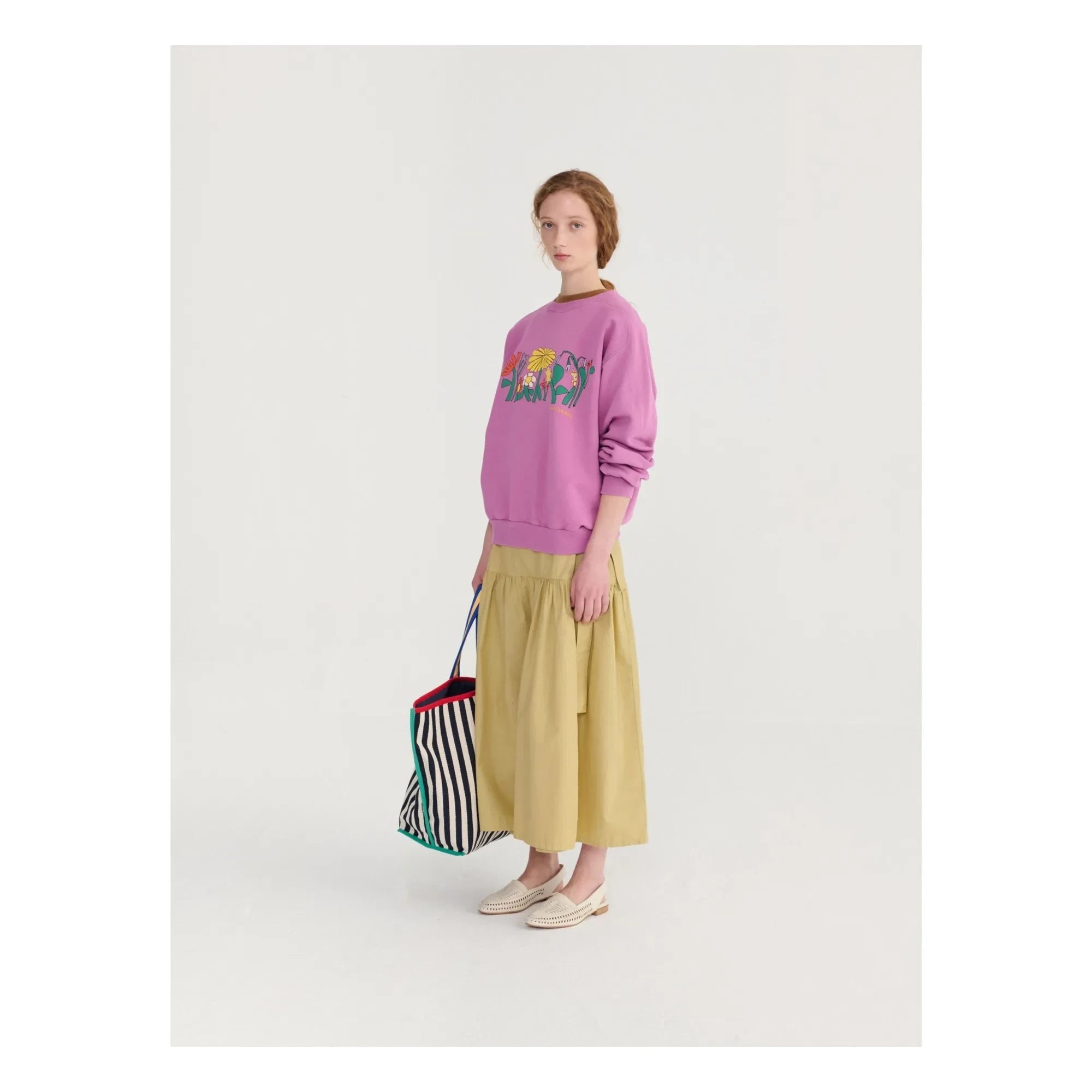 Bobo Choses - Sudadera Color Herbalis Algodón Orgánico | Morado