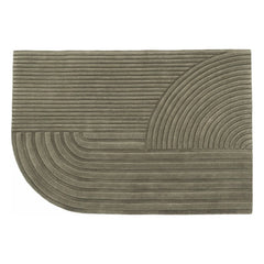 Muuto - Alfombra de lana Relevo, Studiopepe | Marrón topo