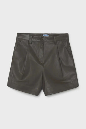 Bermudas de piel sintética para niños