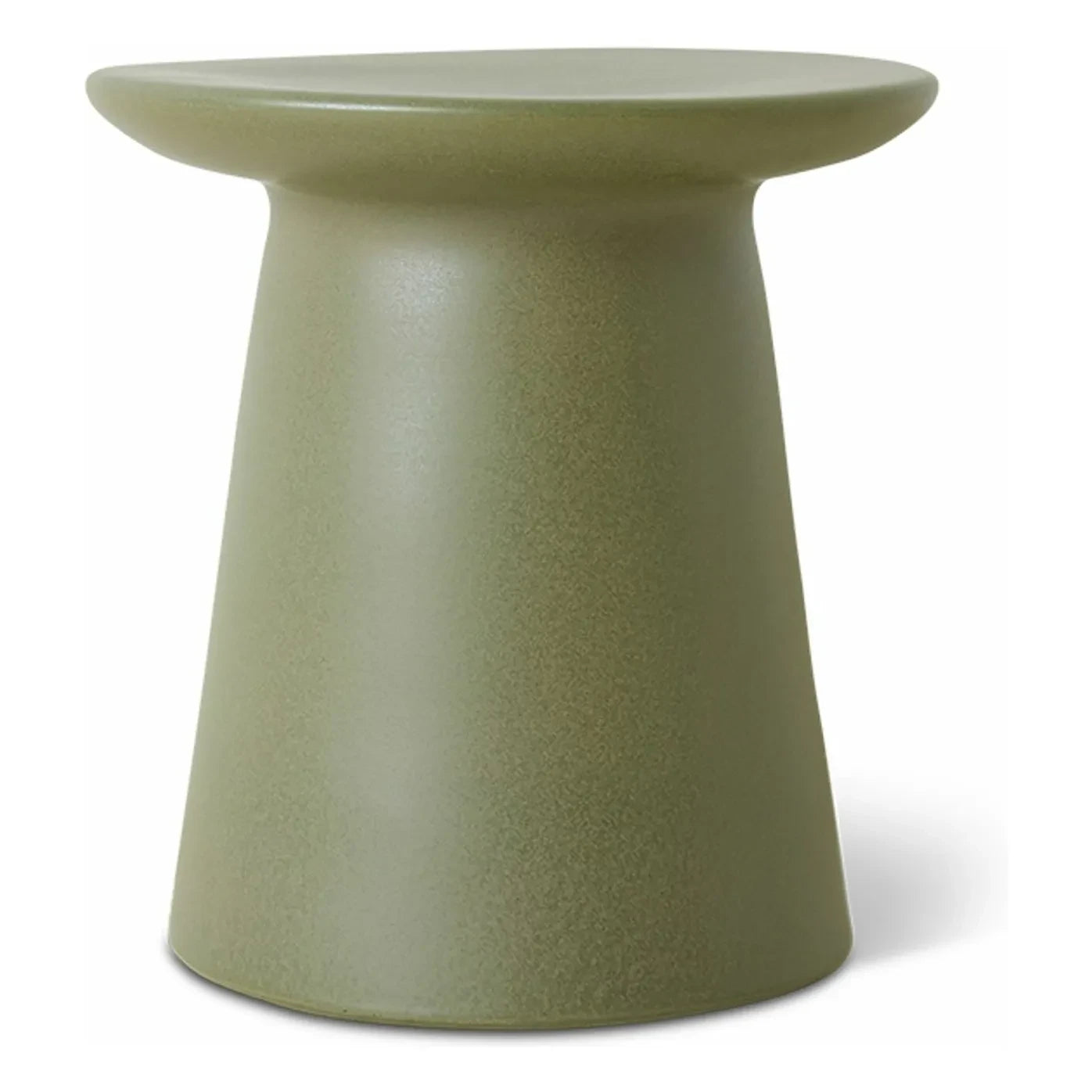 HKliving - Mesa auxiliar de terracota | Caqui