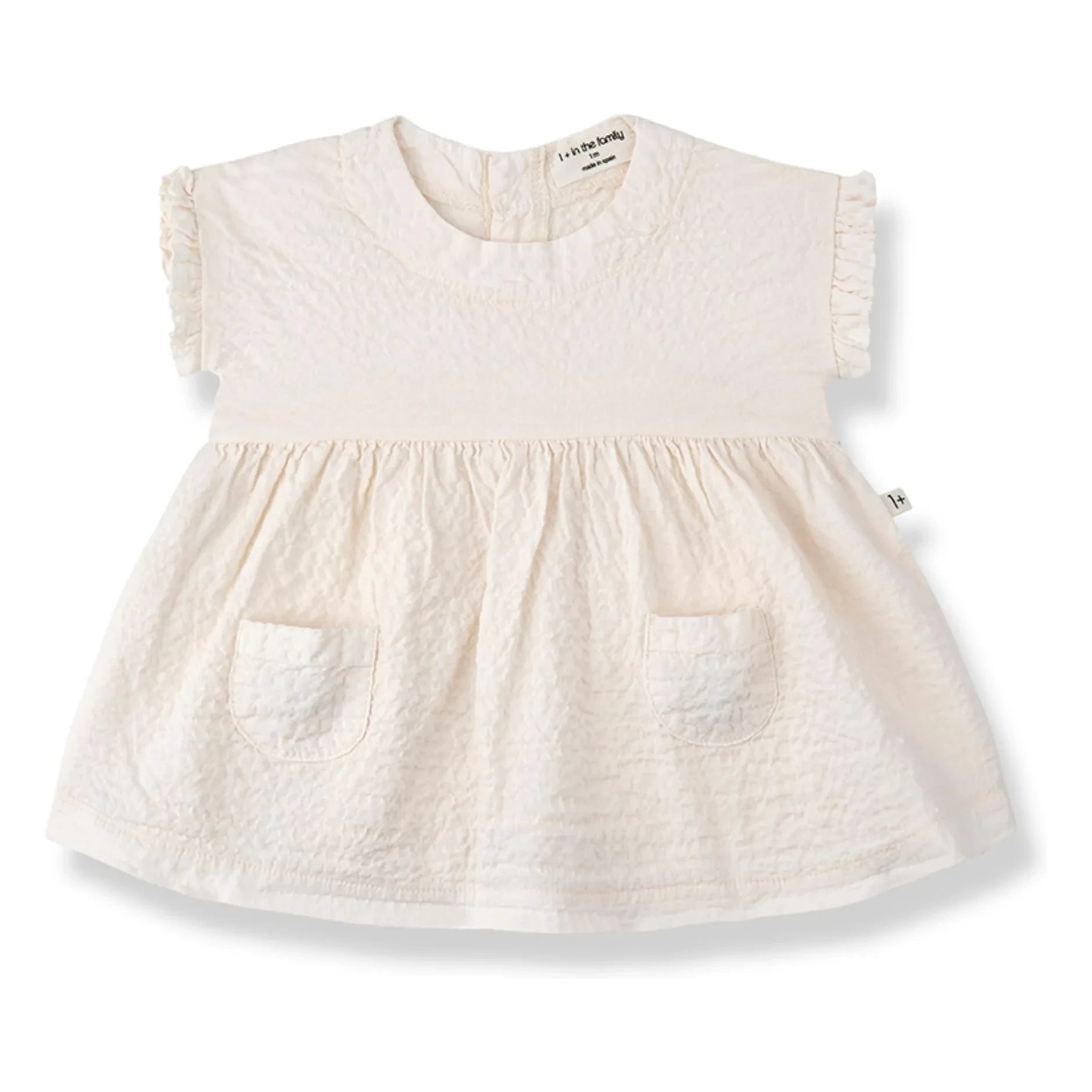 1+ in the family - Vestido Troya Seersucker | Crudo