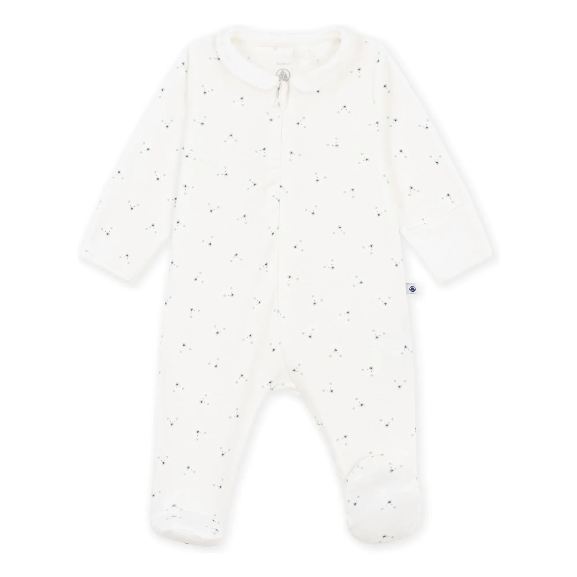 Petit Bateau - Dors Bien Oursons органik pamuklu pijama | Beyaz