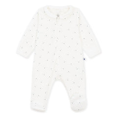 Petit Bateau - Dors Bien Oursons органik pamuklu pijama | Beyaz