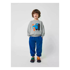 Bobo Choses - Sudadera orgánica de algodón Dog | Gris jaspeado
