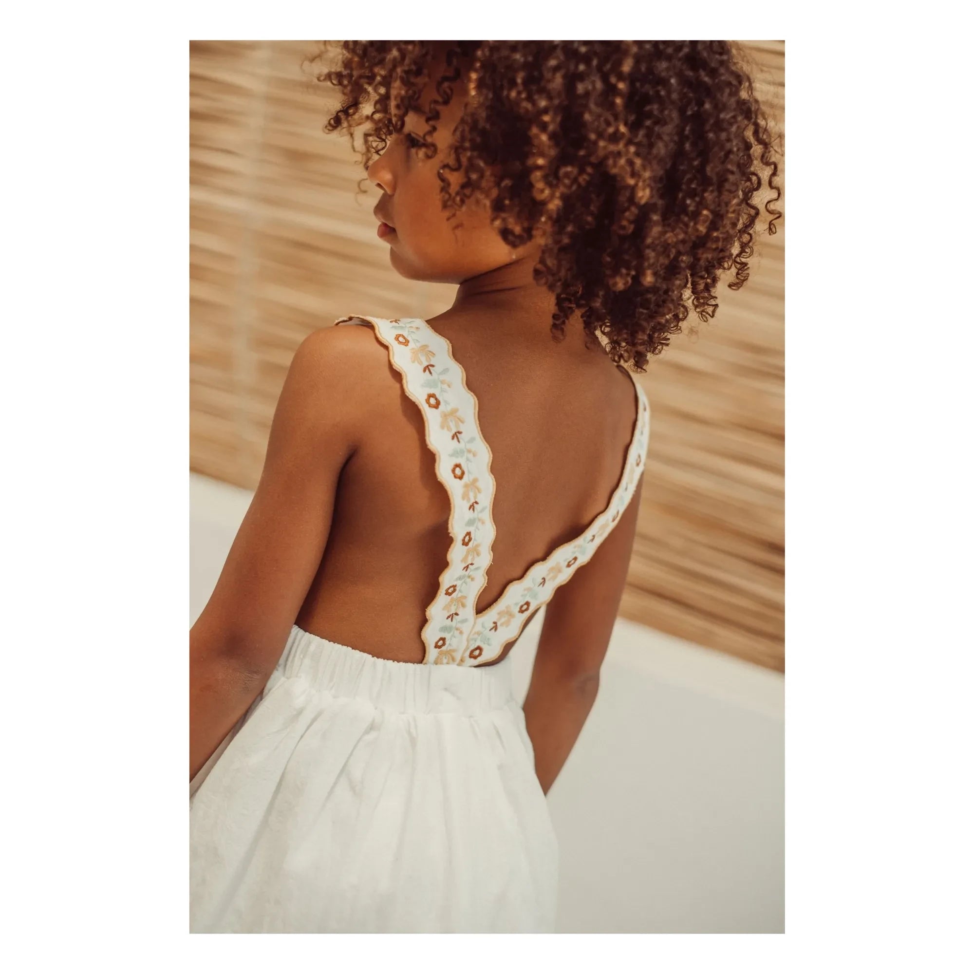 THE LiTTLE POETS - Vestido bordado Teresa | Crudo