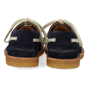 Angulus - Zapatos náuticos Dock Daim | Azul marino