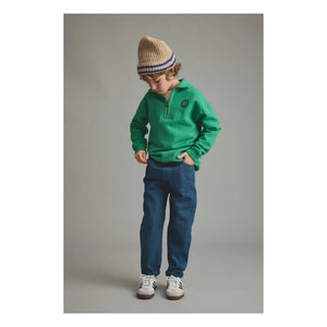 Cozmo - Otto Polo Yaka Sweatshirt | Meadow Green