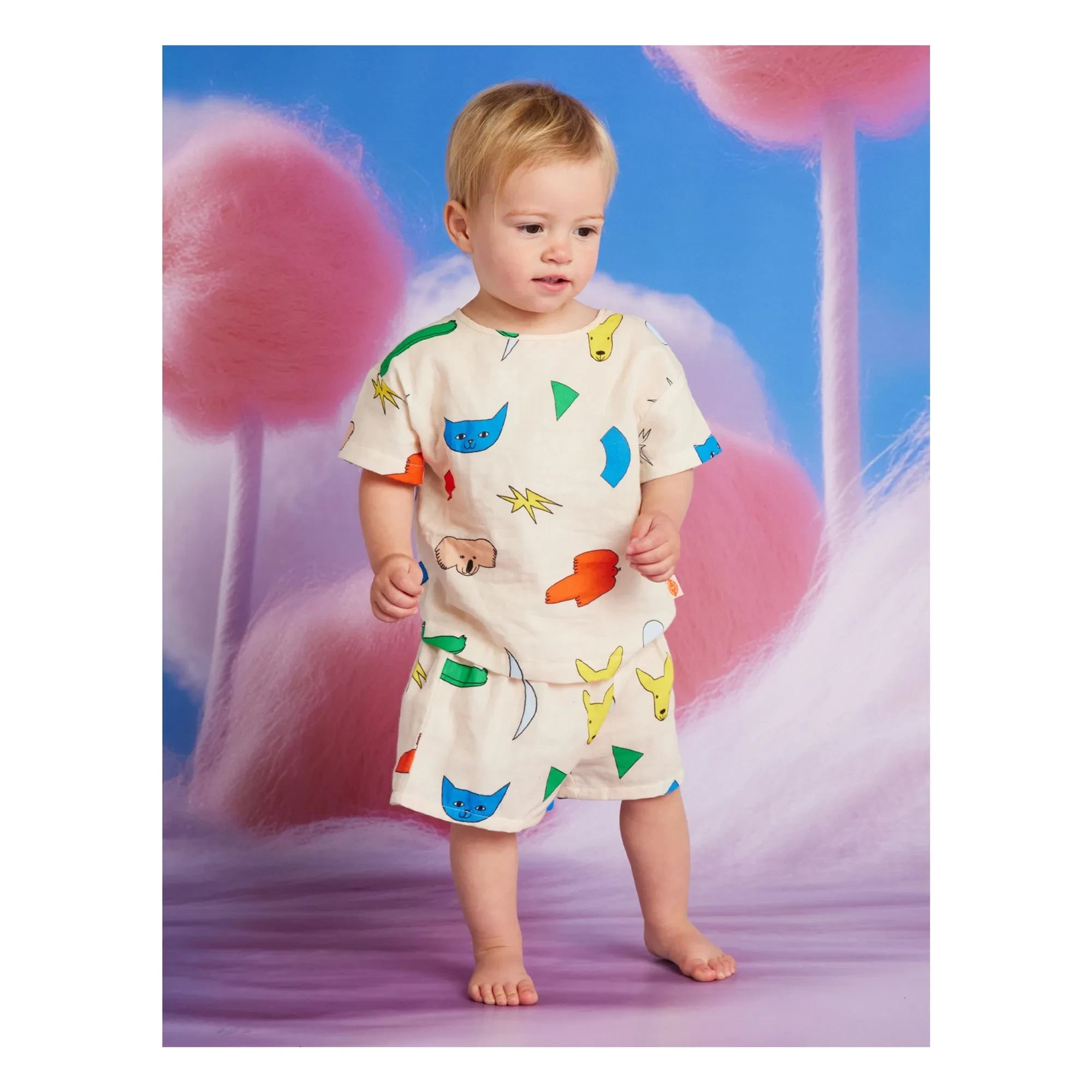 Halcyon Nights - Pantalones cortos de animales | Crudo