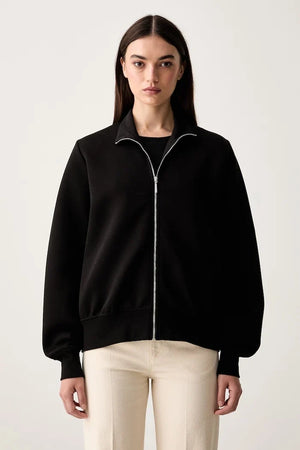 Sudadera de algodón con cremallera MM by Max Mara para mujer MMLVOLUME