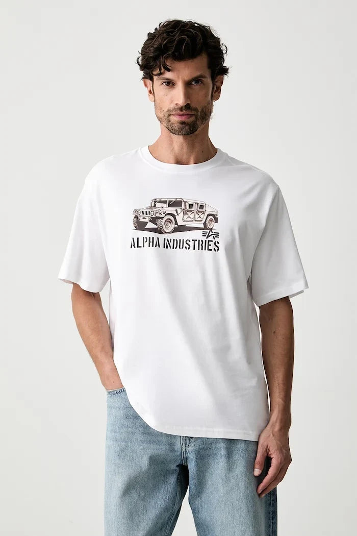 Camiseta Humvee de algodón para hombre Alpha Industries