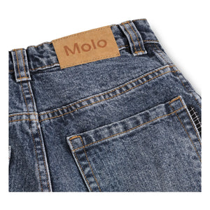 Molo - Bermuda vaquera Alphie de algodón orgánico | Azul